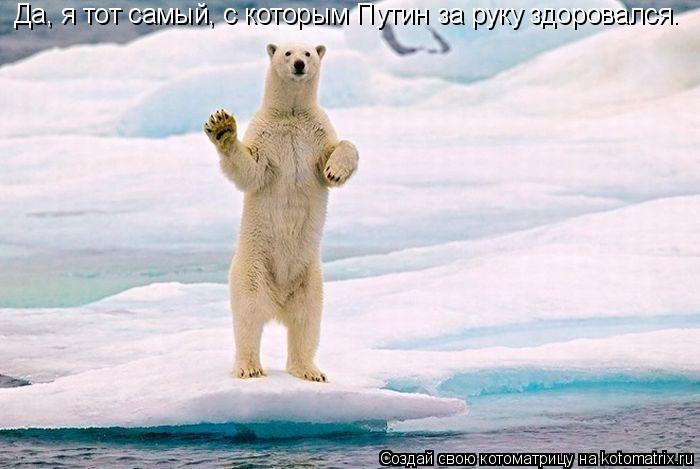 Да, я тот самый, с которым Путин за руку здоровался.... Котоматрица: Да, я тот самый, с которым Путин за руку здоровался.