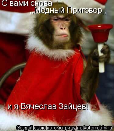 С вами снова ,,Модный Приговор,, и я Вячеслав Зайцев!... Котоматрица: С вами снова ,,Модный Приговор,, и я Вячеслав Зайцев!