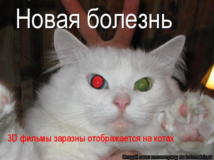 Новая болезнь 3D фильмы заразны отображается на котах 3D фильмы заразны отображается на котах... Котоматрица: Новая болезнь 3D фильмы заразны отображается на котах 3D фильмы заразны отображается на котах