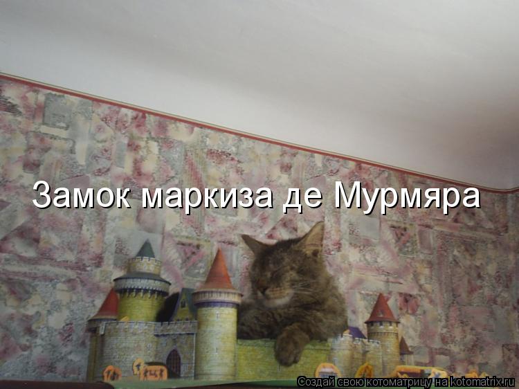 Замок маркиза де Мурмяра... Котоматрица: Замок маркиза де Мурмяра
