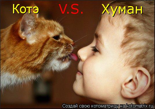 Котоматрица: Котэ  V.S. Хуман
