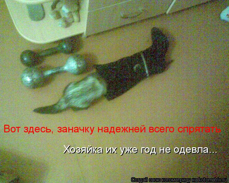 Вот здесь, заначку надежней всего спрятать Хозяйка их уже год не одевла...... Котоматрица: Вот здесь, заначку надежней всего спрятать Хозяйка их уже год не одевла...