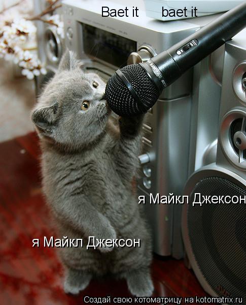 Baet it baet it я Майкл Джексон я Майкл Джексон... Котоматрица: Baet it baet it я Майкл Джексон я Майкл Джексон