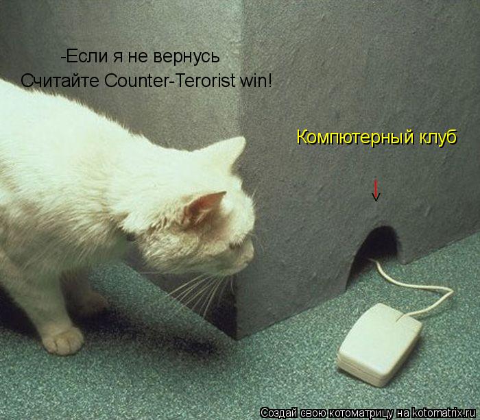 | Компютерный клуб < -Если я не вернусь Считайте Counter-Terorist win!... Котоматрица: | Компютерный клуб < -Если я не вернусь Считайте Counter-Terorist win!
