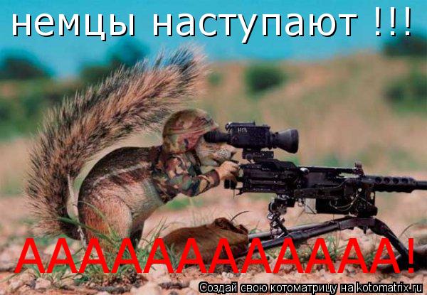немцы наступают !!! АААААААААААА!... Котоматрица: немцы наступают !!! АААААААААААА!