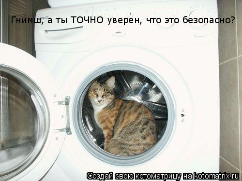 Гнимш, а ты ТОЧНО уверен, что это безопасно?... Котоматрица: Гнимш, а ты ТОЧНО уверен, что это безопасно?