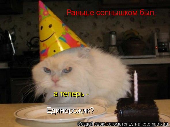 Котоматрица: Раньше солнышком был, а теперь - Единорожик?