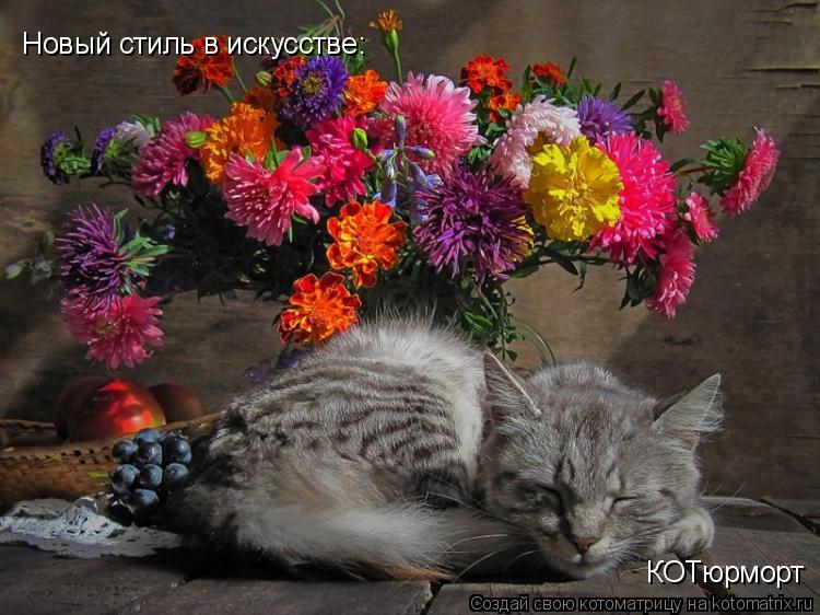 Котоматрица: Новый стиль в искусстве:     КОТюрморт