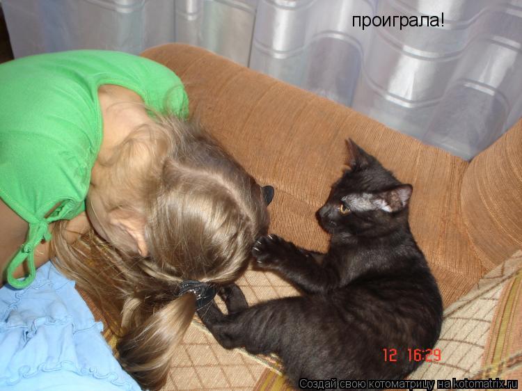 проиграла!... Котоматрица: проиграла!