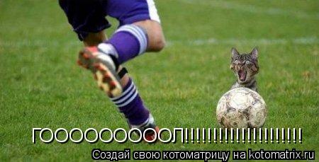 ГОООООООООЛ!!!!!!!!!!!!!!!!!!!!!... Котоматрица: ГОООООООООЛ!!!!!!!!!!!!!!!!!!!!!