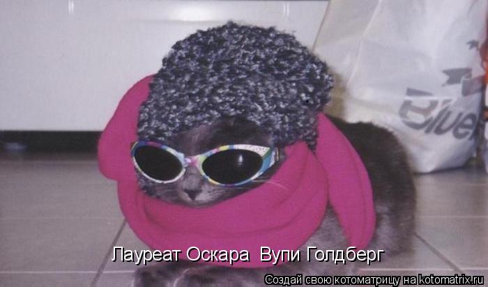 Котоматрица: Лауреат Оскара  Вупи Голдберг