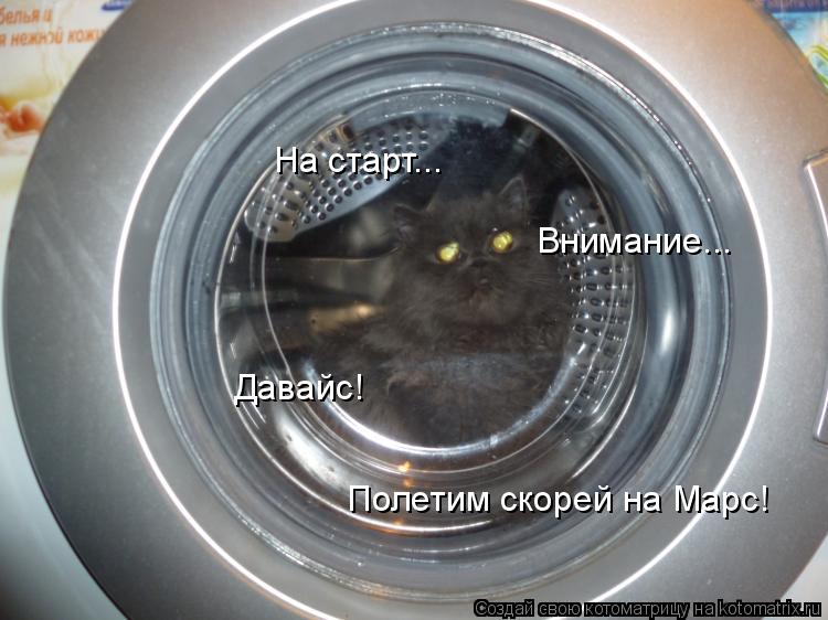 На старт... Внимание... Давайс! Полетим скорей на Марс!... Котоматрица: На старт... Внимание... Давайс! Полетим скорей на Марс!