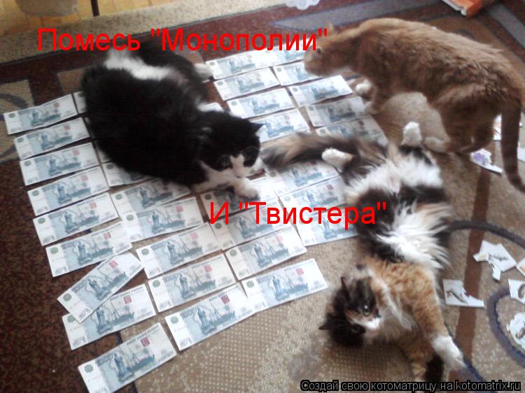 Котоматрица: Помесь "Монополии" И "Твистера"