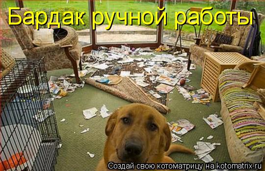 Бардак ручной работы... Котоматрица: Бардак ручной работы