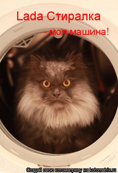 Lada Стиралка - моя машина!... Котоматрица: Lada Стиралка - моя машина!