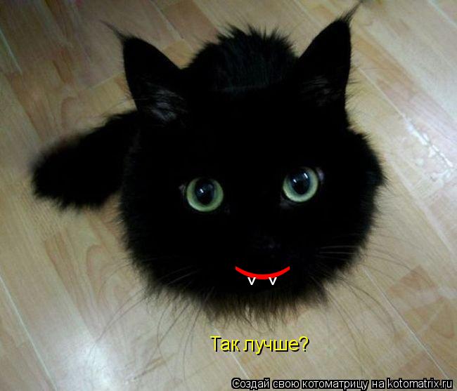 ) ^ ^ Так лучше?... Котоматрица: ) ^ ^ Так лучше?