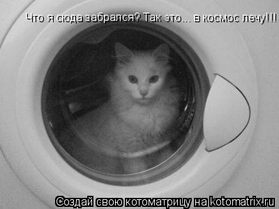 Котоматрица: Что я сюда забрался? Так это... в космос лечу!!!