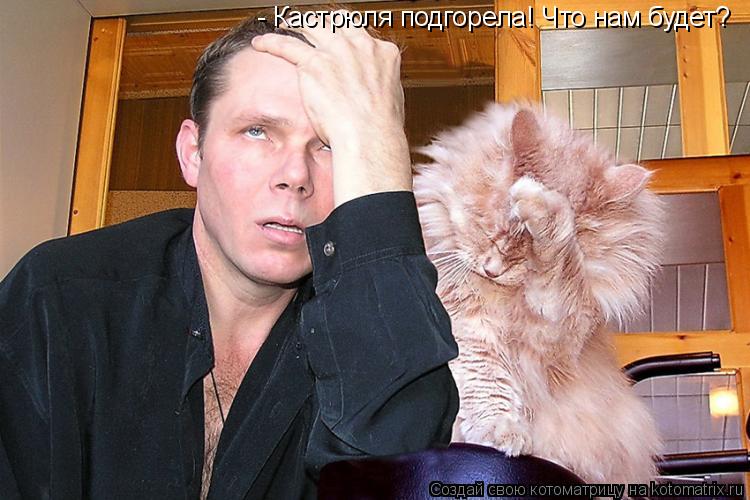- Кастрюля подгорела! Что нам будет?... Котоматрица: - Кастрюля подгорела! Что нам будет?