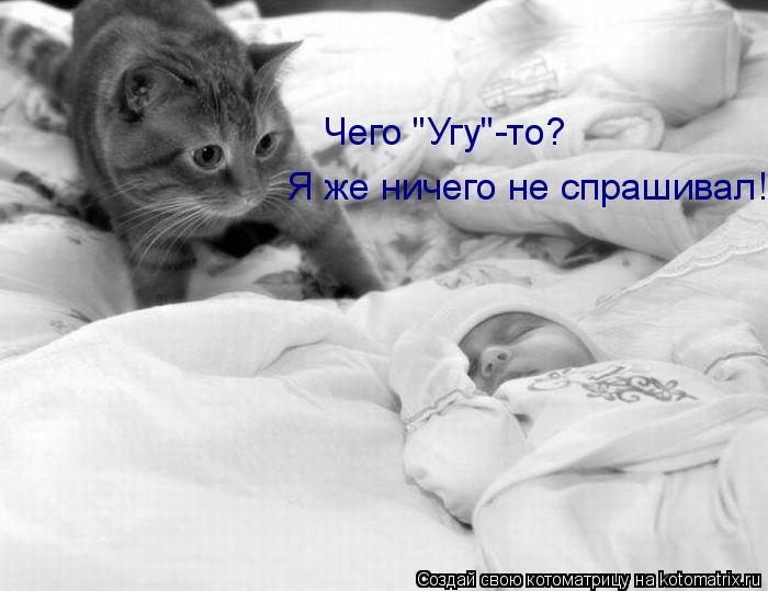 Чего "Угу"-то? Я же ничего не спрашивал!... Котоматрица: Чего "Угу"-то? Я же ничего не спрашивал!