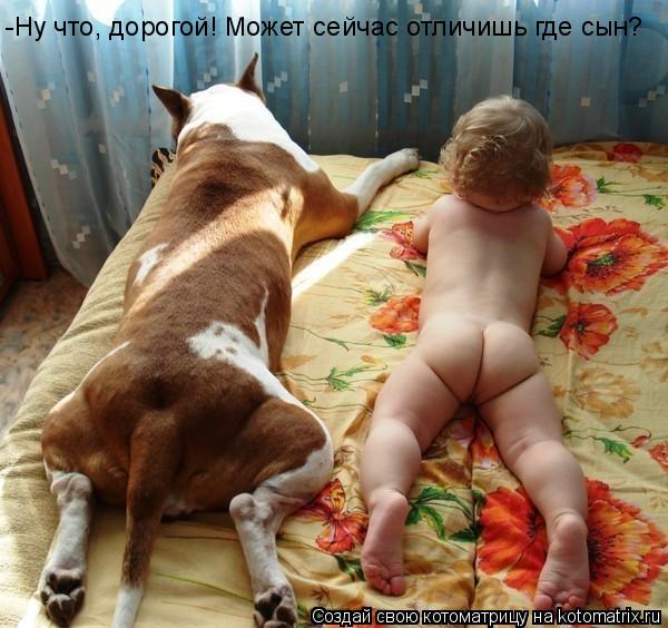 Котоматрица: -Ну что, дорогой! Может сейчас отличишь где сын?