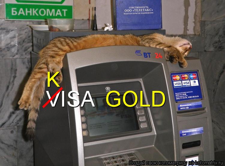 VISA GOLD __ K... Котоматрица: VISA GOLD __ K