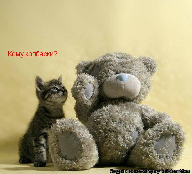 Кому колбаски?... Котоматрица: Кому колбаски?