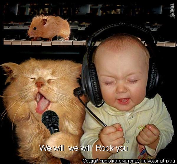 Котоматрица: We will  we will  Rock you