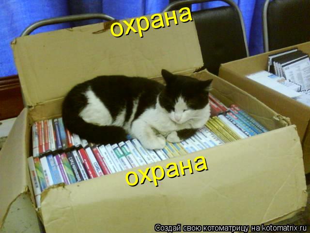 охрана охрана... Котоматрица: охрана охрана