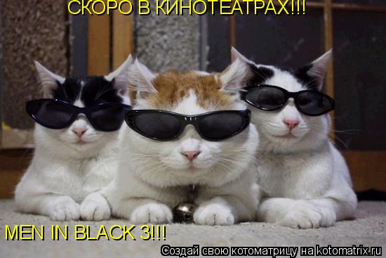 Котоматрица: СКОРО В КИНОТЕАТРАХ!!! MEN IN BLACK 3!!!