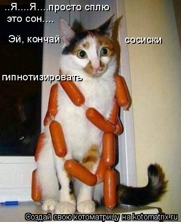 ..Я....Я....просто сплю это сон.... сосиски гипнотизировать Эй, кончай... Котоматрица: ..Я....Я....просто сплю это сон.... сосиски гипнотизировать Эй, кончай