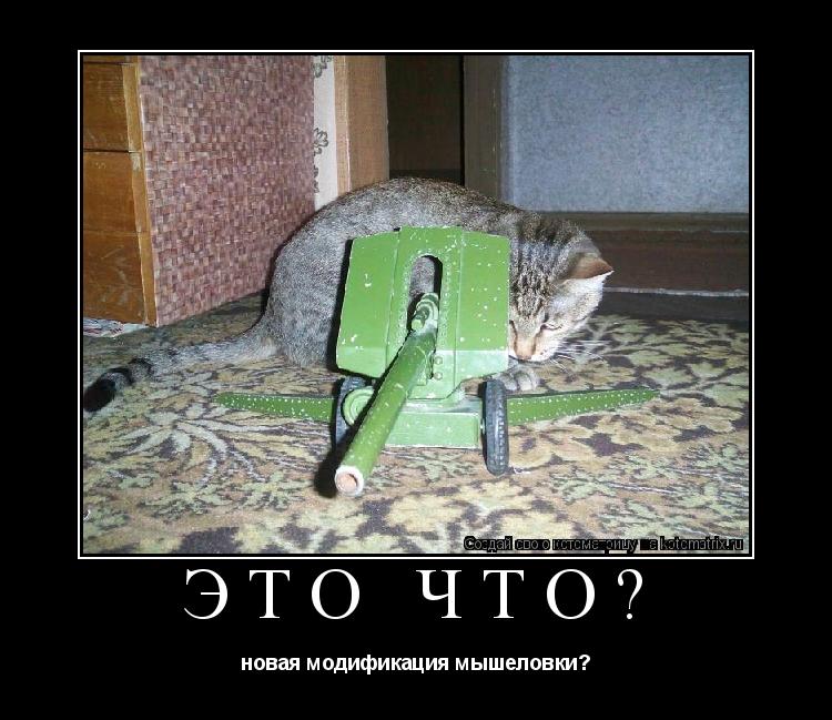 Котоматрица: Это что? новая модификация мышеловки?