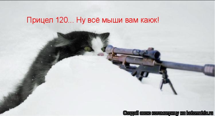 Котоматрица: Прицел 120... Ну всё мыши вам каюк!