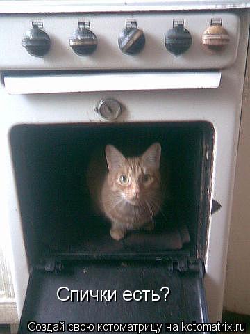 Котоматрица: Спички есть?