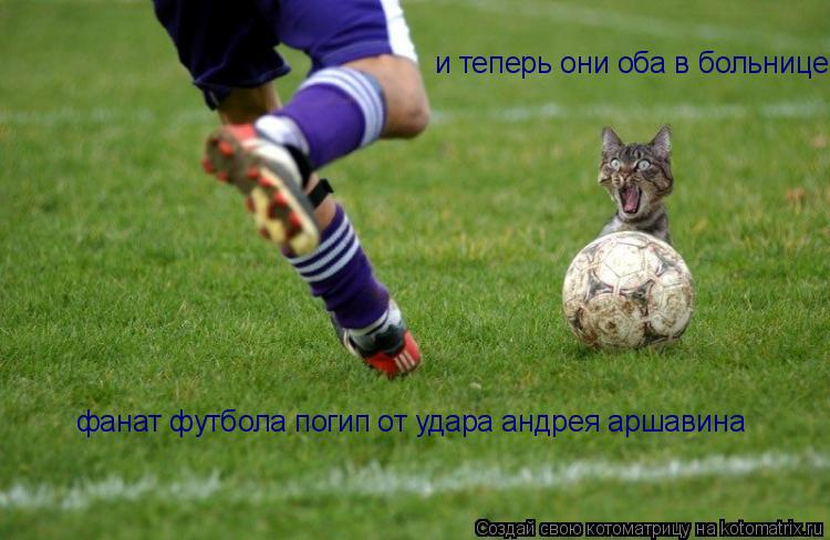 фанат футбола погип от удара андрея аршавина и теперь они оба в больнице... Котоматрица: фанат футбола погип от удара андрея аршавина и теперь они оба в больнице