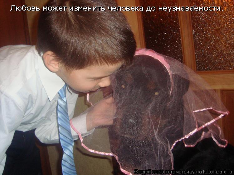 Котоматрица: Любовь может изменить человека до неузнаваемости.