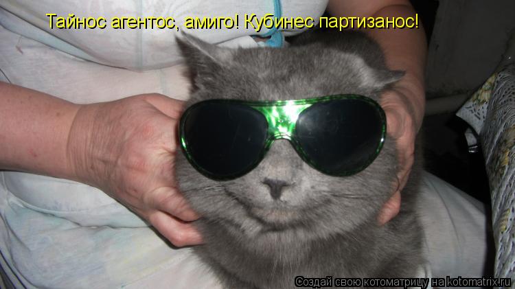 Тайнос агентос, амиго! Кубинес партизанос!... Котоматрица: Тайнос агентос, амиго! Кубинес партизанос!