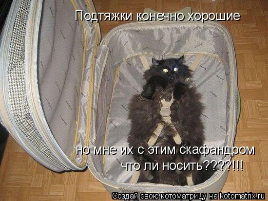 Подтяжки конечно хорошие но мне их с этим скафандром что ли носить????!!!... Котоматрица: Подтяжки конечно хорошие но мне их с этим скафандром что ли носить????!!!