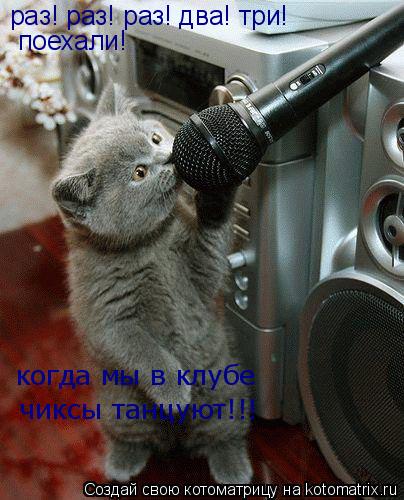 раз! раз! раз! два! три! поехали! когда мы в клубе чиксы танцуют!!!... Котоматрица: раз! раз! раз! два! три! поехали! когда мы в клубе чиксы танцуют!!!