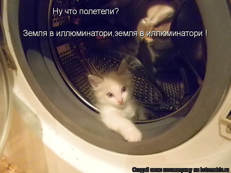 Ну что полетели? Земля в иллюминатори,земля в иллюминатори !... Котоматрица: Ну что полетели? Земля в иллюминатори,земля в иллюминатори !