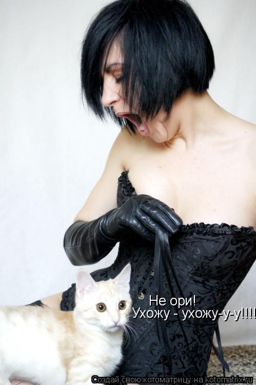 Котоматрица: Не ори! Ухожу - ухожу-у-у!!!!!!