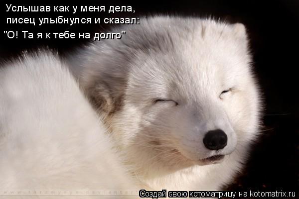 Услышав как у меня дела, писец улыбнулся и сказал: "О! Та я к тебе на долго"... Котоматрица: Услышав как у меня дела, писец улыбнулся и сказал: "О! Та я к тебе на долго"