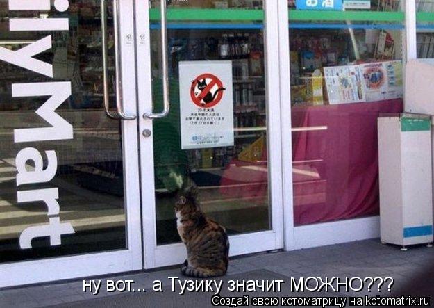 ну вот... а Тузику значит МОЖНО???... Котоматрица: ну вот... а Тузику значит МОЖНО???