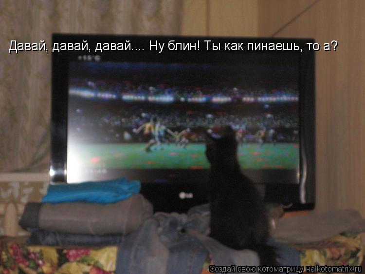 Давай, давай, давай.... Ну блин! Ты как пинаешь, то а?... Котоматрица: Давай, давай, давай.... Ну блин! Ты как пинаешь, то а?