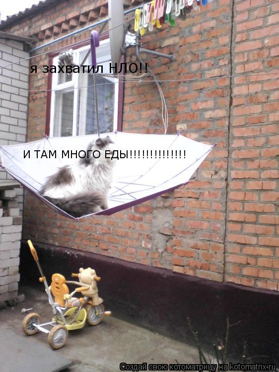 Котоматрица: я захватил НЛО!! И ТАМ МНОГО ЕДЫ!!!!!!!!!!!!!!
