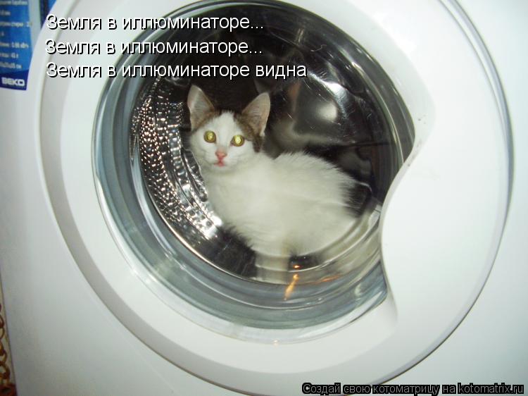 Земля в иллюминаторе... Земля в иллюминаторе... Земля в иллюминаторе видна... Котоматрица: Земля в иллюминаторе... Земля в иллюминаторе... Земля в иллюминаторе видна