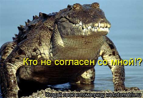 Кто не согласен со мной!?... Котоматрица: Кто не согласен со мной!?