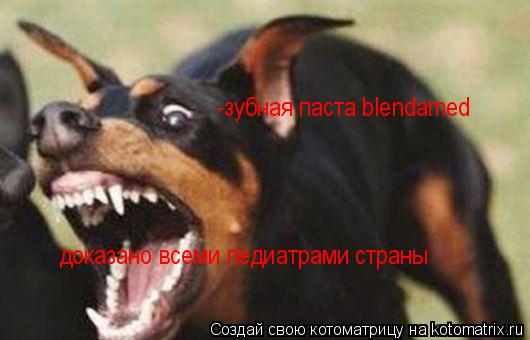 -зубная паста blendamed доказано всеми педиатрами страны... Котоматрица: -зубная паста blendamed доказано всеми педиатрами страны