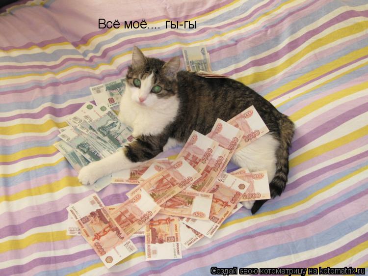 Всё моё.... гы-гы... Котоматрица: Всё моё.... гы-гы