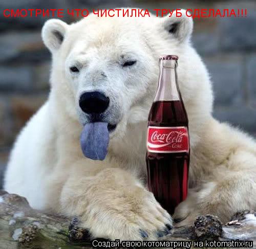 СМОТРИТЕ ЧТО ЧИСТИЛКА ТРУБ СДЕЛАЛА!!!... Котоматрица: СМОТРИТЕ ЧТО ЧИСТИЛКА ТРУБ СДЕЛАЛА!!!