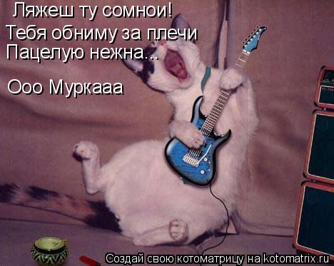 Ляжеш ту сомнои! Тебя обниму за плечи Пацелую нежна... Ооо Муркааа... Котоматрица: Ляжеш ту сомнои! Тебя обниму за плечи Пацелую нежна... Ооо Муркааа